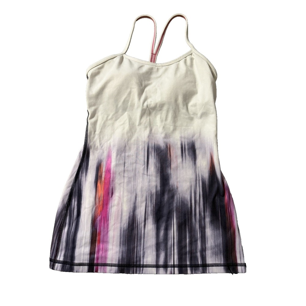 Lululemon Women's Size 4 Multicolor Tank Top with Built in Cups